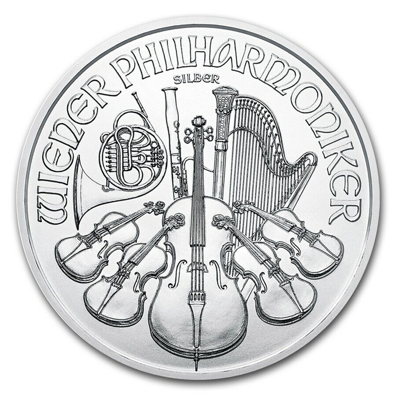 2025 1 oz Austrian Silver Philharmonic Coin BU