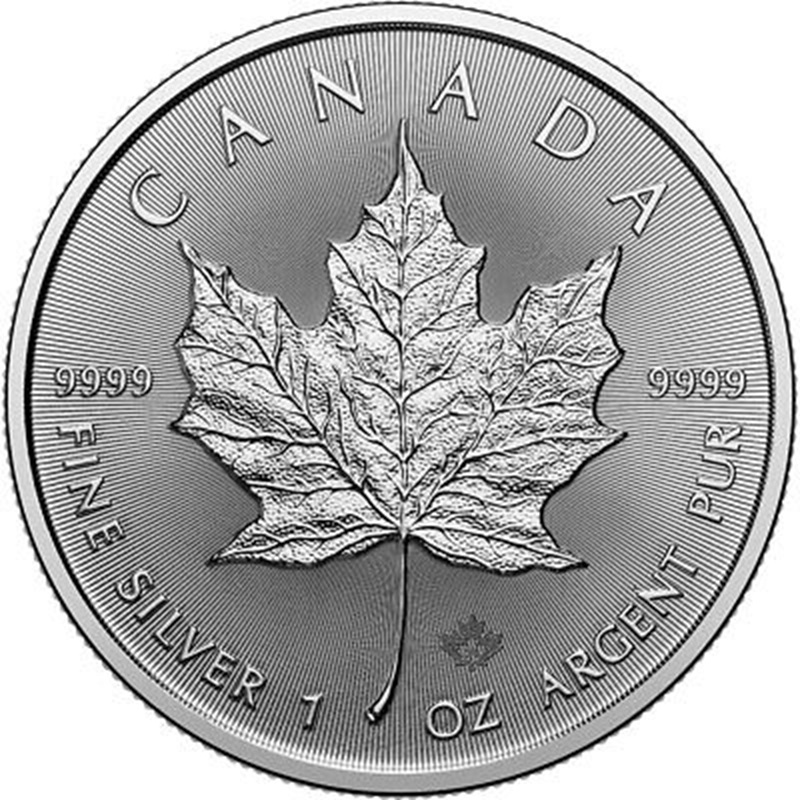 2025 1 oz Canadian Silver Maple Leaf Coin BU
