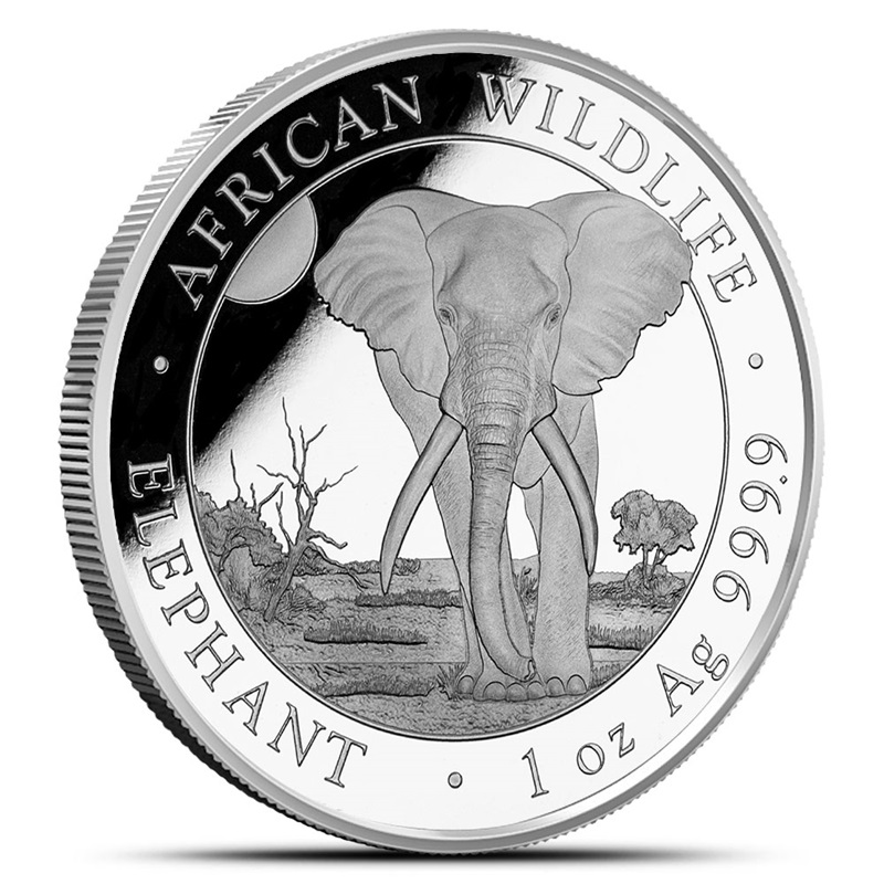 2025 1 oz Somalia Silver Elephant Coin
