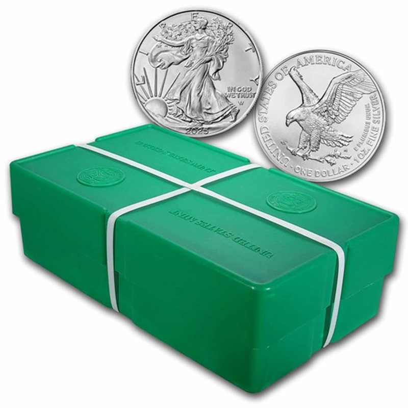 US Mint 2025 American Eagle Silver Coin Monster Box