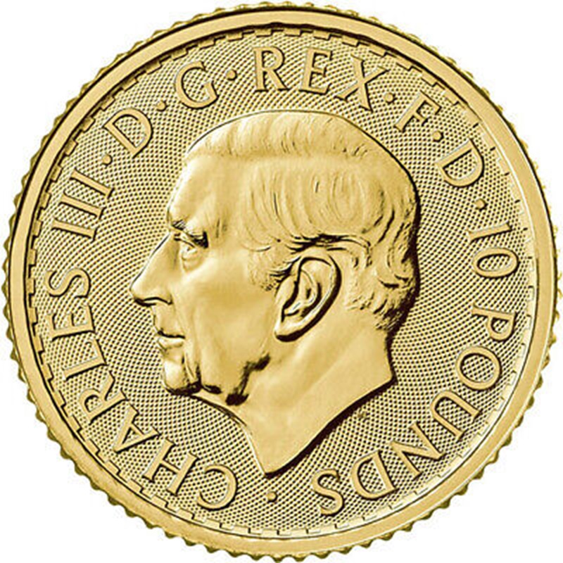 2025 Great Britain Britannia 1/10 oz Gold Coin