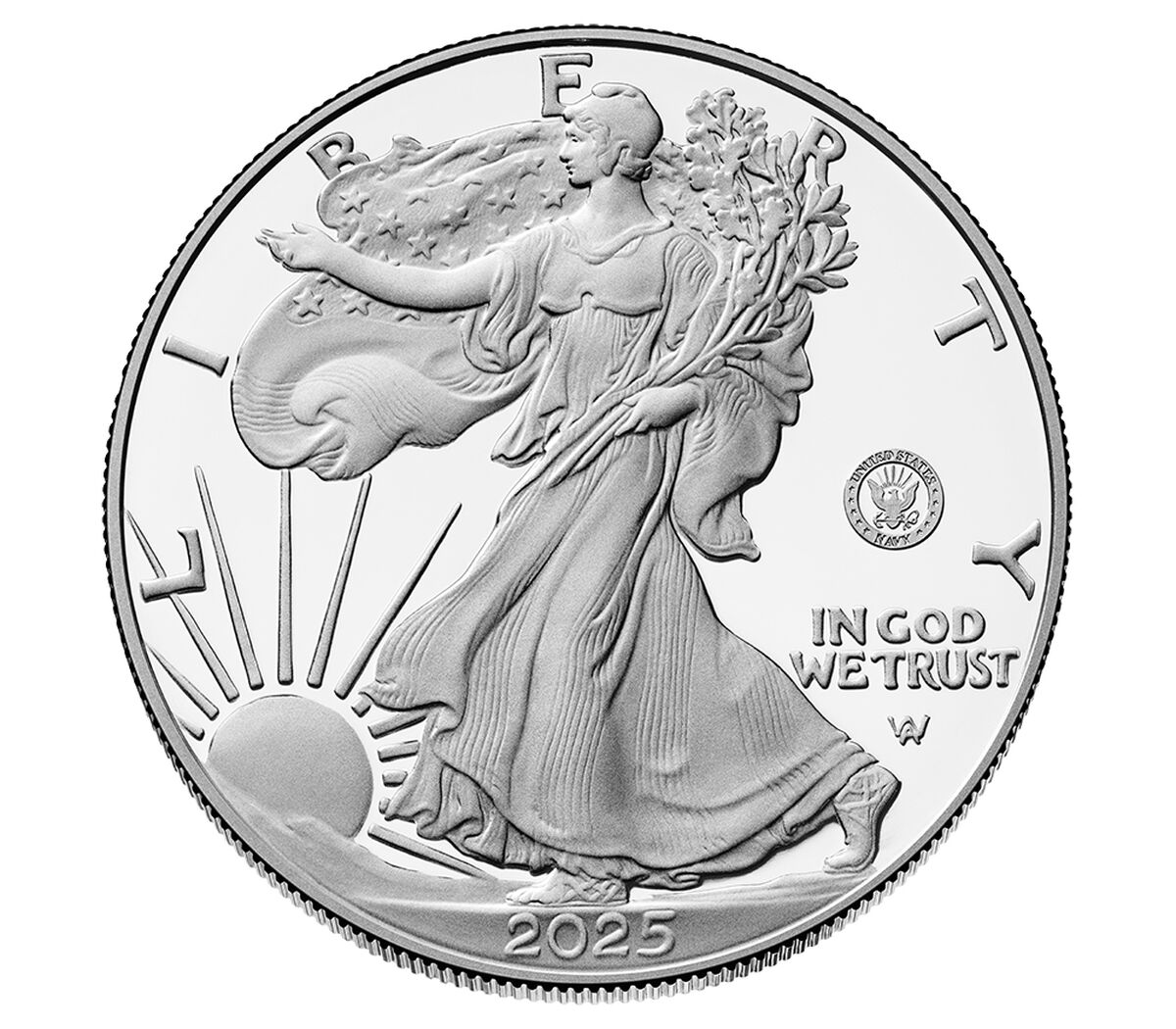 2025-S Navy Privy 1 oz Proof American Silver Eagle
