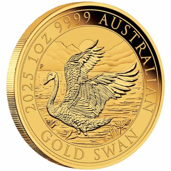 2025 1 oz Perth Mint Gold Swan Coin