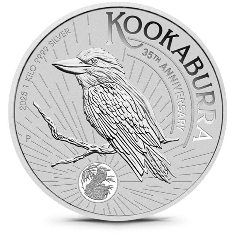 2025 Australia 1 Kilo Silver Kookaburra BU