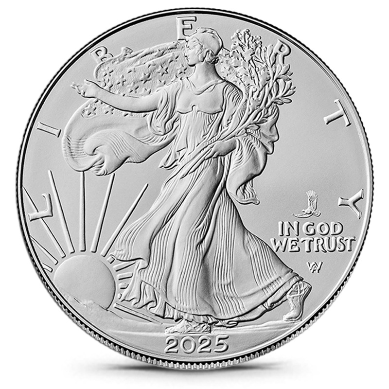 2025-P 1 oz Eagle Privy American Silver Eagle Coin (BU)