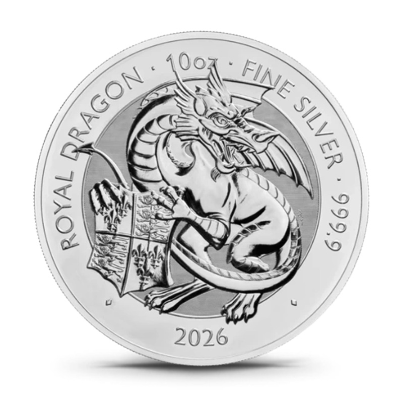 2026 10 oz Tudor Beasts Royal Dragon