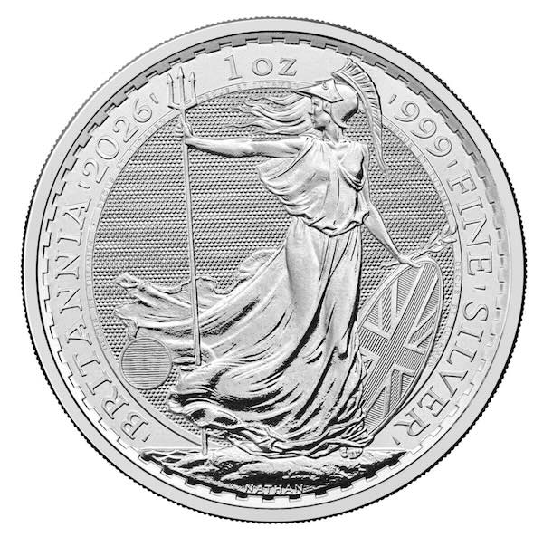 2026 Britannia 1 oz Silver Coin