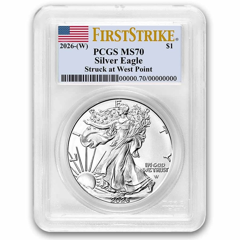 2026 PCGS MS-70 1 oz American Silver Eagle Coin
