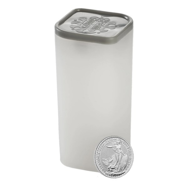 2026 Britannia 1/10 oz Silver Coin - Tube of 16