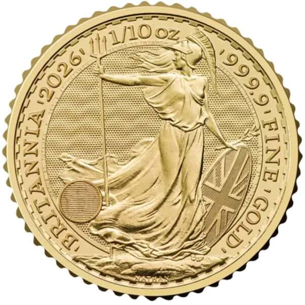 2026 1/10 oz Britannia Gold Coin