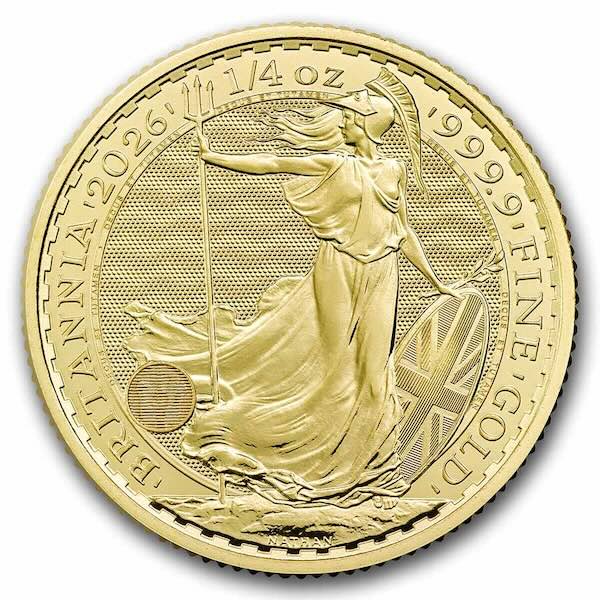 2026 Britannia 1/4 oz Gold Coin