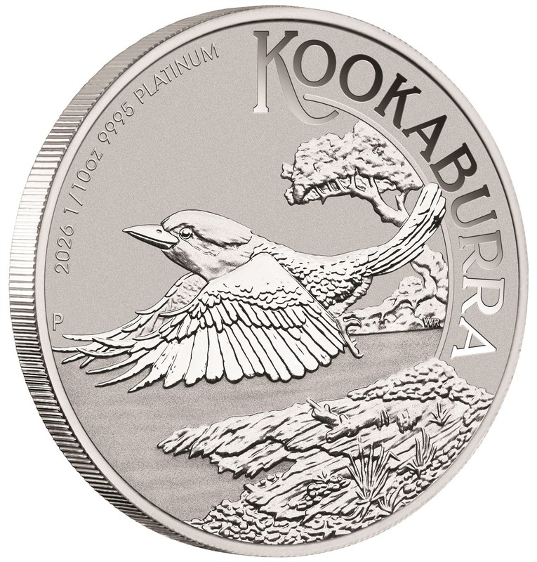 2026 1/10 oz Australian Platinum Kookaburra BU