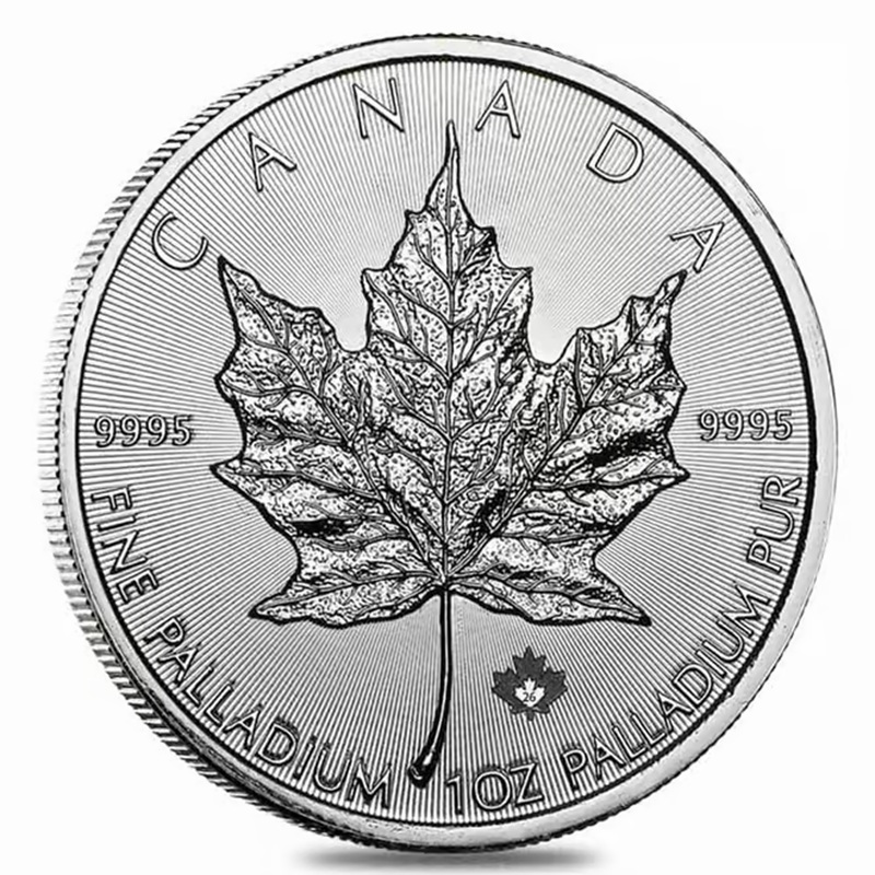 2026 1 oz Palladium Canadian Maple Leaf Coin