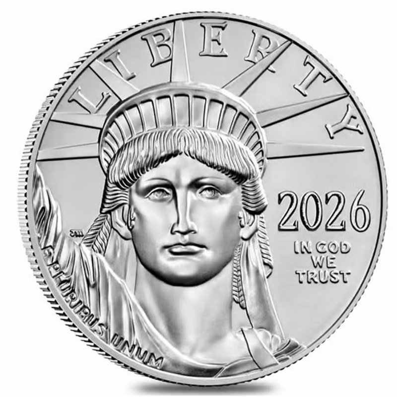 2026 1 oz Platinum American Eagle $100 Coin BU