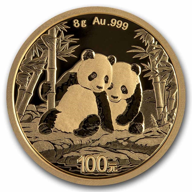 2026 China Panda 8 Gram Gold Coin