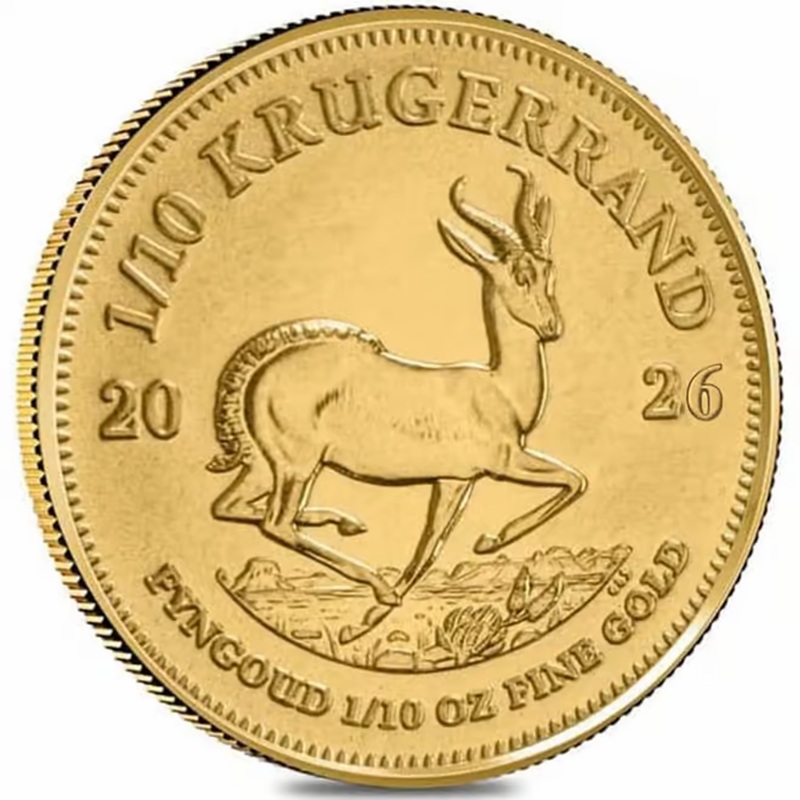 2026 1/10 oz Gold Krugerrand Coin