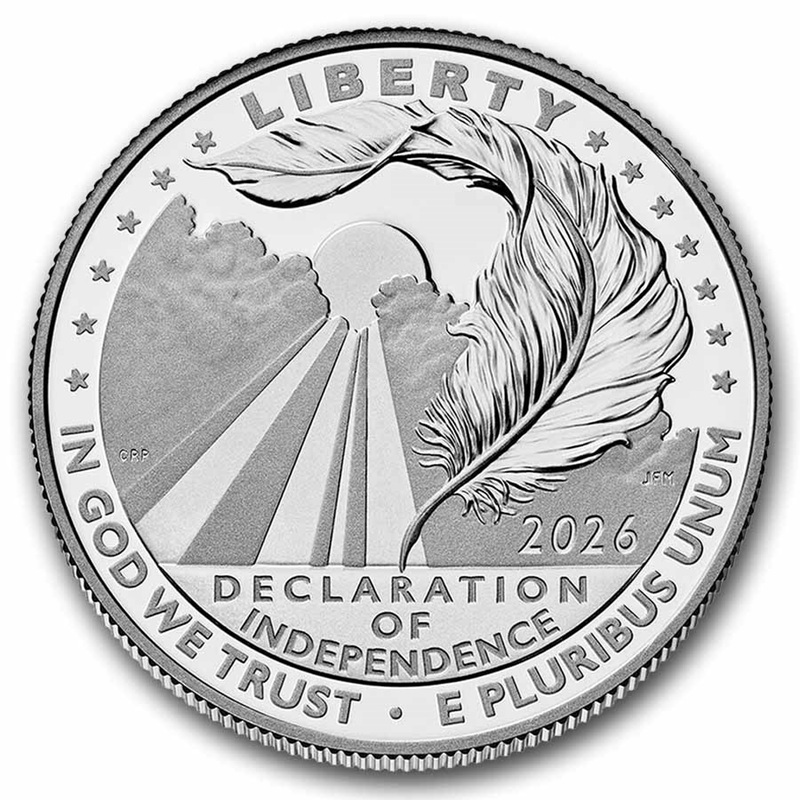 2026 1 oz Charters of Freedom Declaration of Independence Platinum Proof 