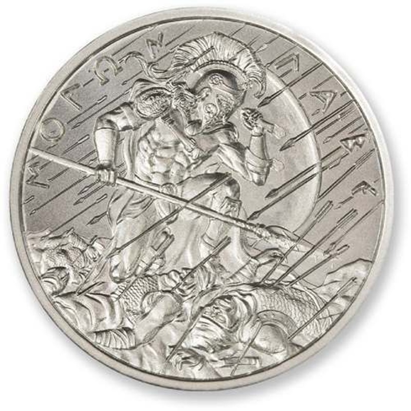 2 oz Molon Labe Type III Silver Round