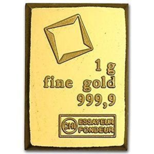 1 gram Gold Bar