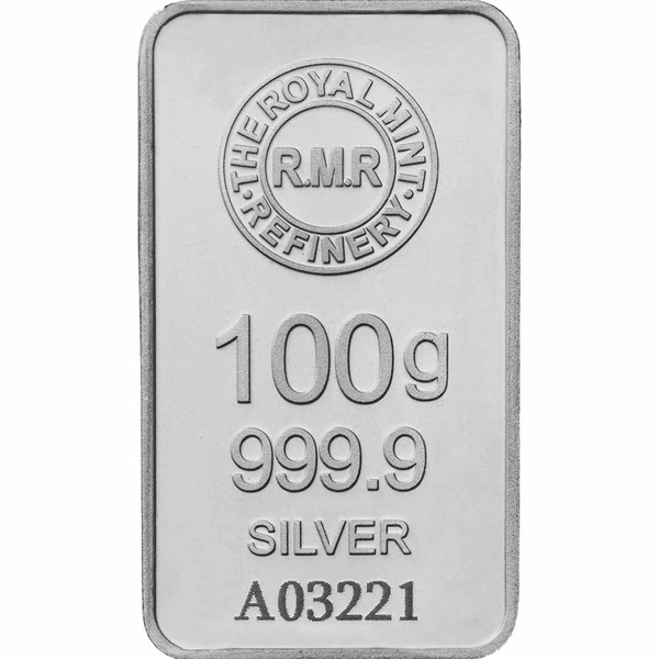 100 Gram Silver Bar - Random Selection