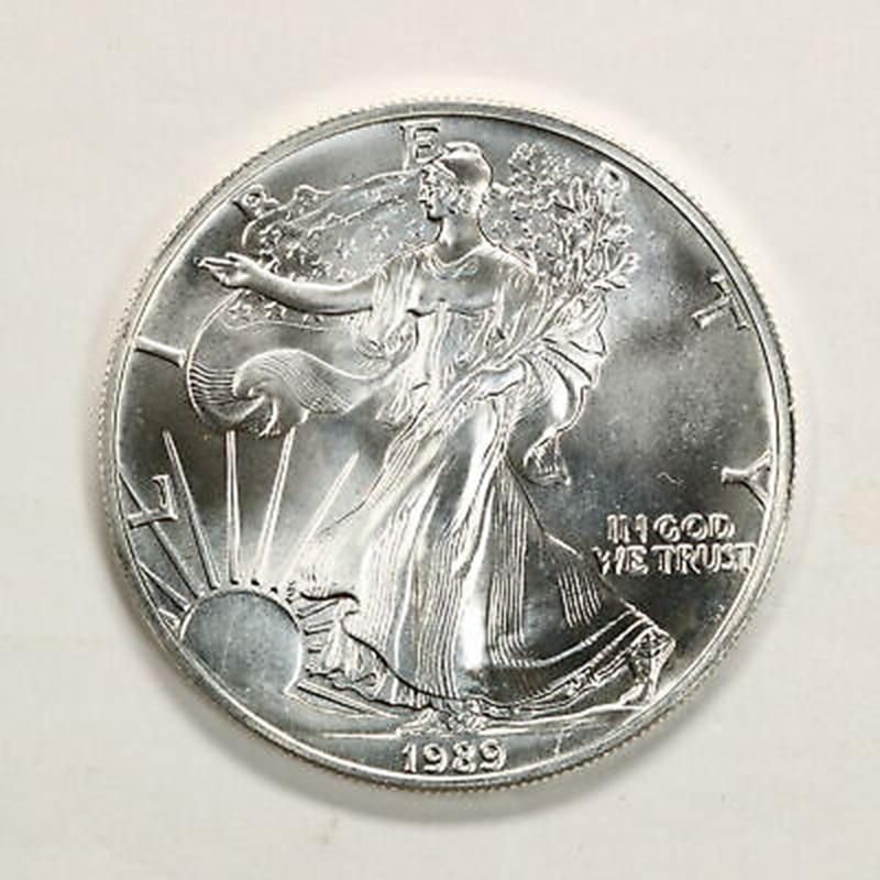 1989 1 oz American Silver Eagle Coin BU