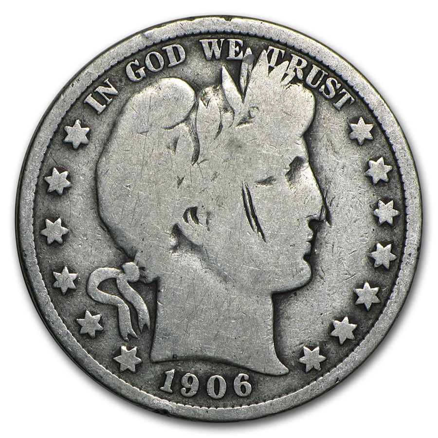 $10 FV 90% Silver Barber Half Dollars