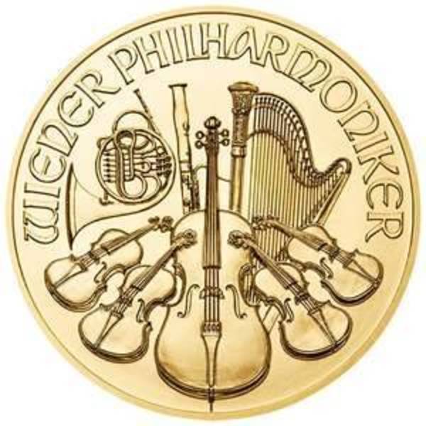 1 oz Philharmonic Gold Coin (Random Year)