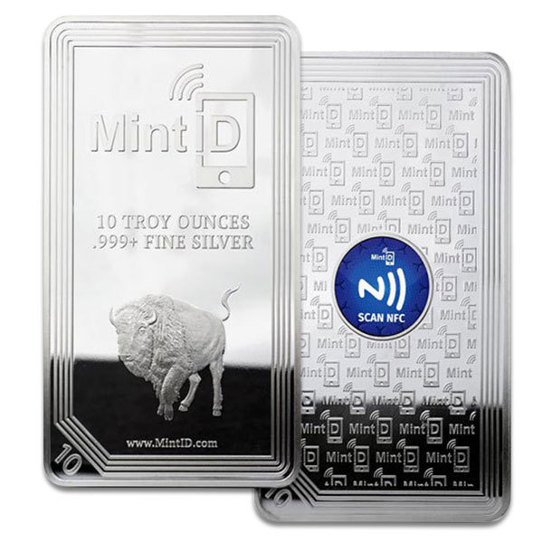 MintID 5 oz Silver Bar