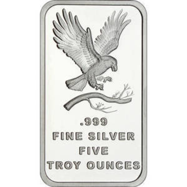 5 oz Silver Bar - SilverTowne Eagle