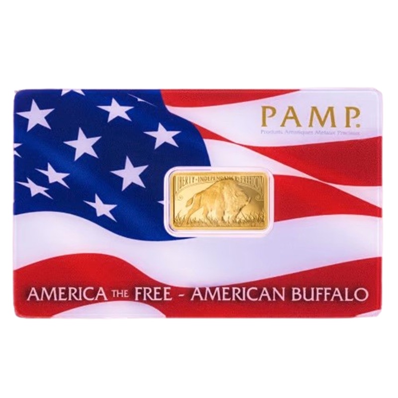 5 gram America the Free: American Buffalo Gold Bar
