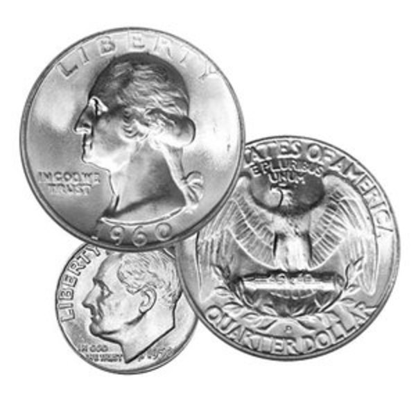 $1000 Face Value - Circulated 90% Silver Coins