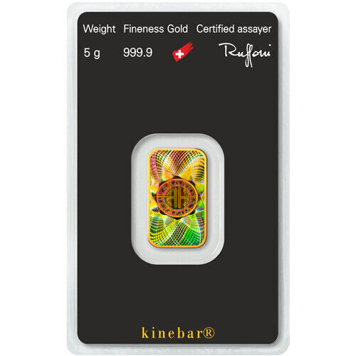 Argor Heraeus 2 gram gold Kinebar