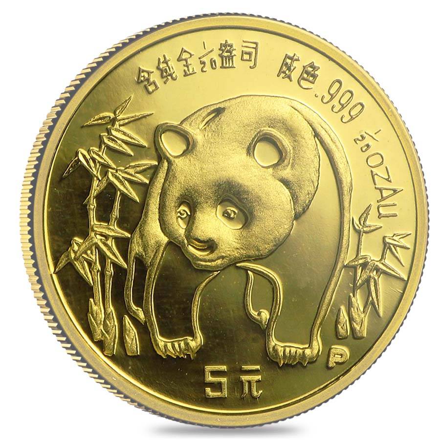 Chinese 1 Gram Gold Panda Coin