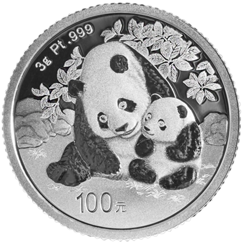 China 2024 Panda 3 grams Platinum Proof Coin