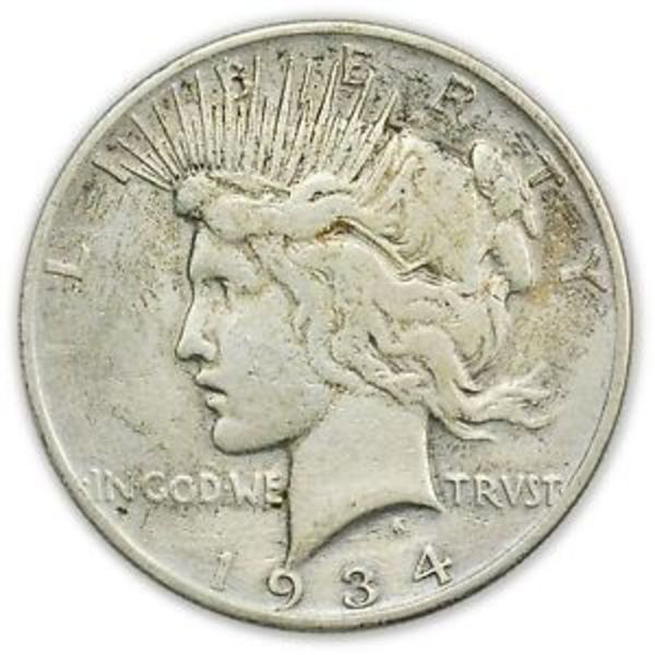 Peace Dollar Silver Coin (Random Year)