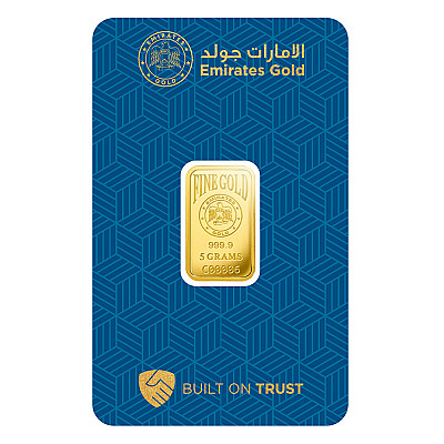 Emirates 5 gram Gold Bar