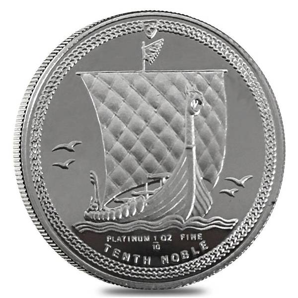 Isle of Man 1/10 oz Platinum Noble