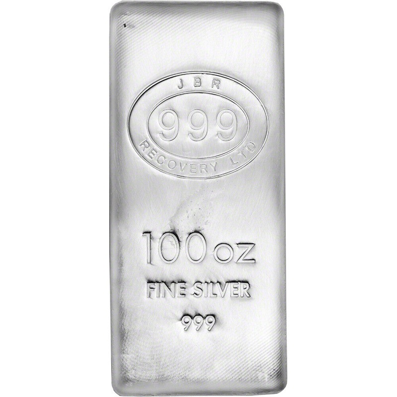JBR Recovery Ltd 100 oz Silver Bar