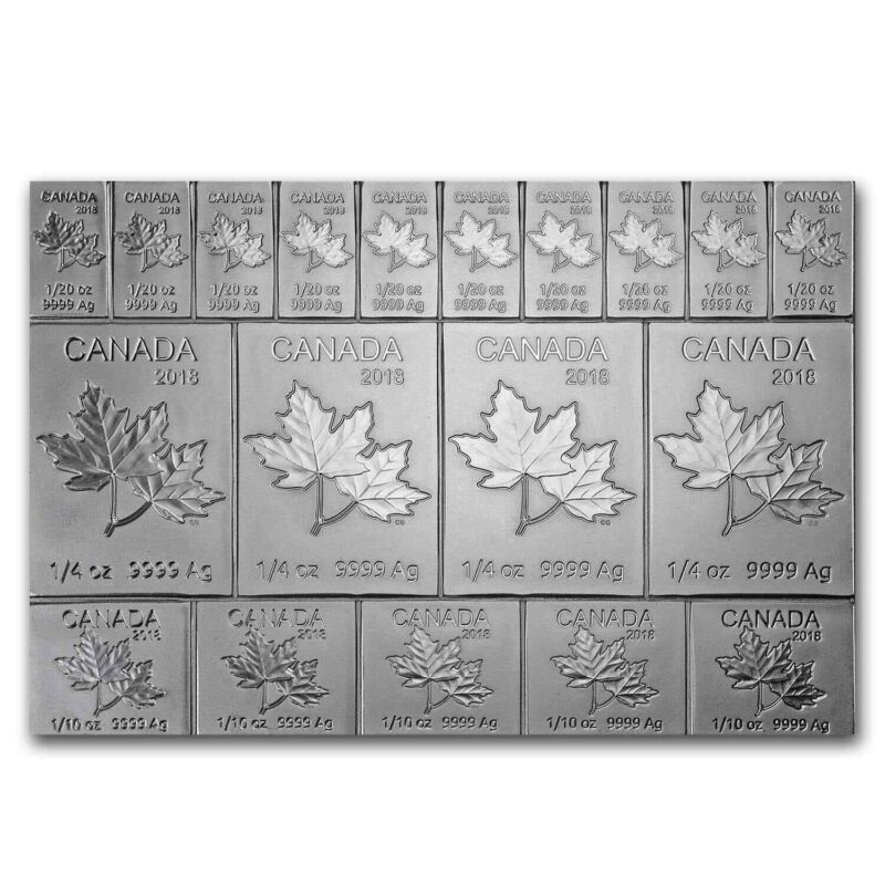 MapleFlex Maple Leaf 2 oz Silver Bar