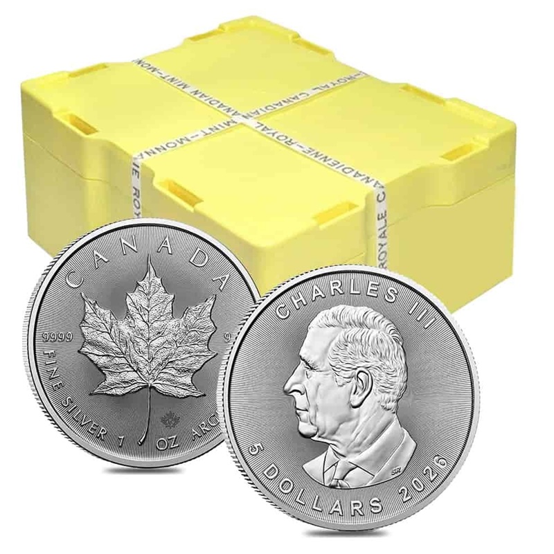 Monster Box of 500 - 2026 Silver Maple Leaf Coin