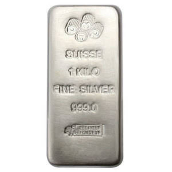 PAMP Suisse Kilo Cast Silver Bar