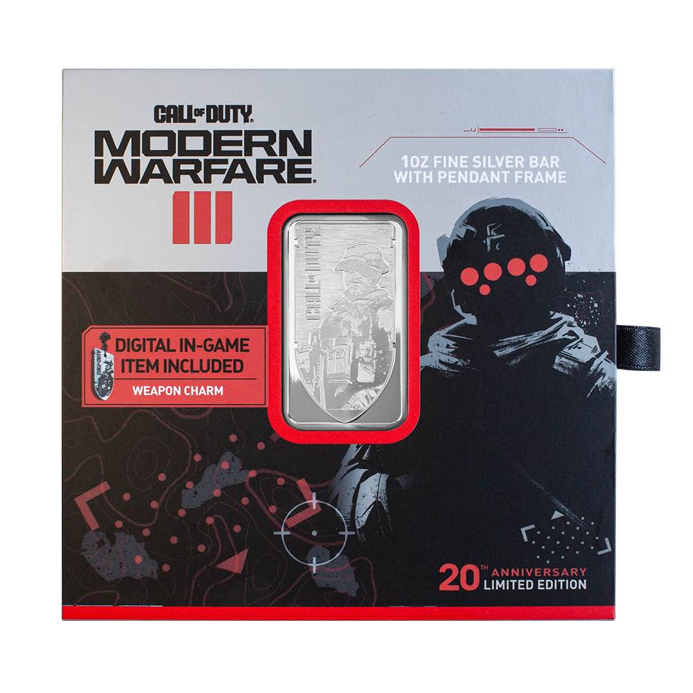 PAMP Call of Duty Modern Warfare III 1 oz silver bar