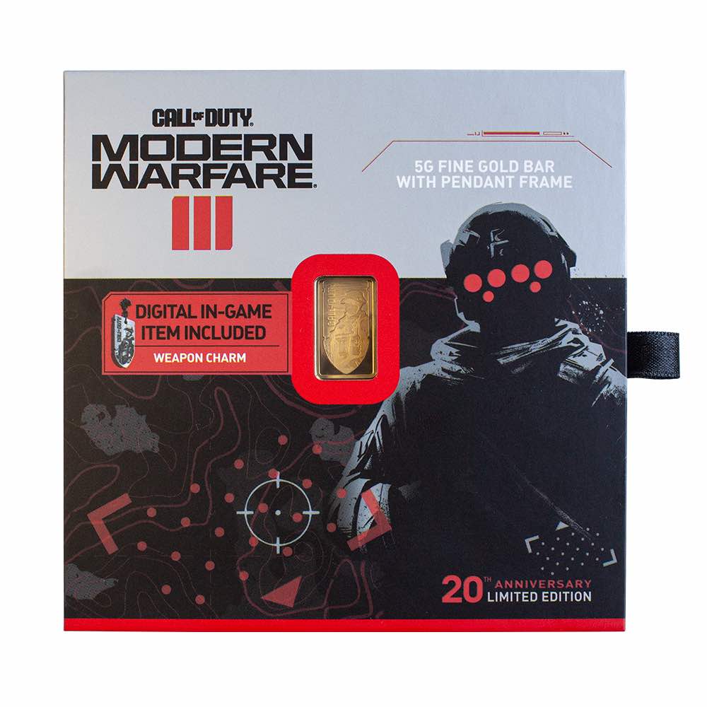 PAMP Suisse Call of Duty Modern Warfare III 5 gram gold bar 