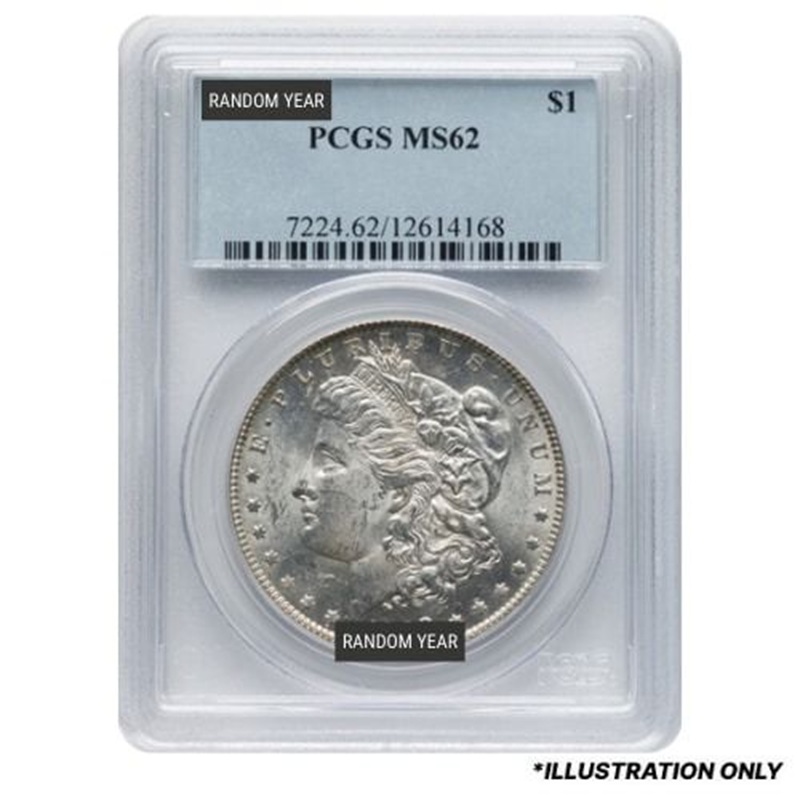 Pre-1921 Morgan Dollar PCGS MS62 