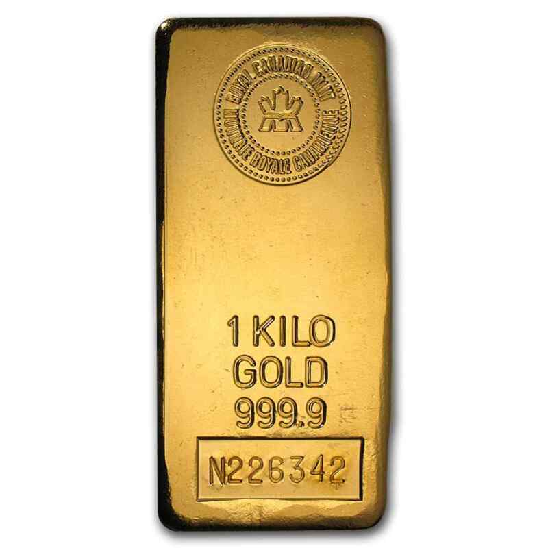 RCM 1 Kilo Minted Gold Bar
