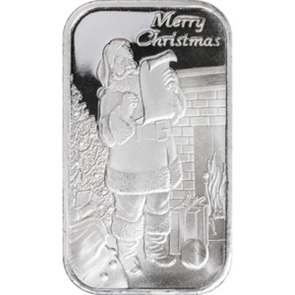 Santa's List - 1 oz Silver Bar