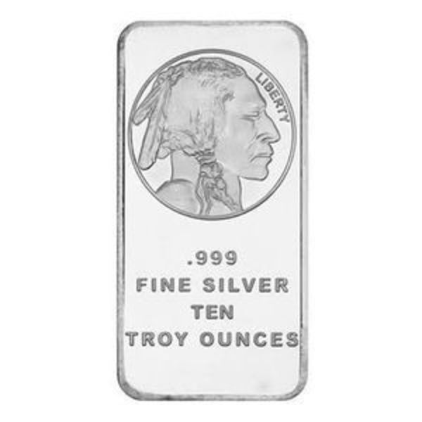 10 oz Buffalo Silver Bar