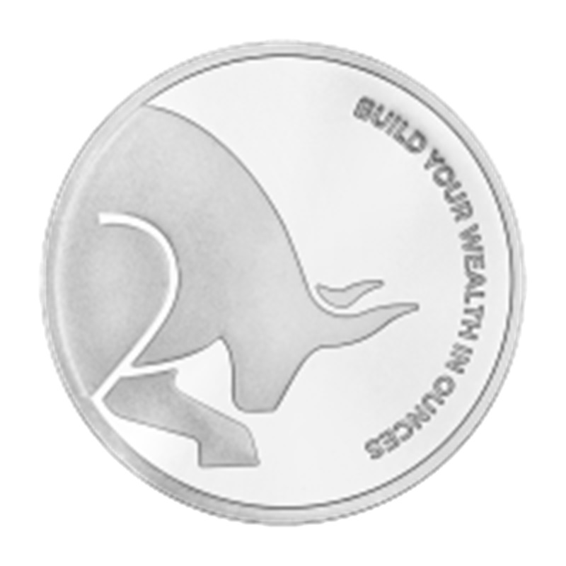 Silver Gold Bull 1 oz Silver Round