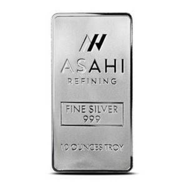 10 oz Silver Bar Asahi .999 Fine