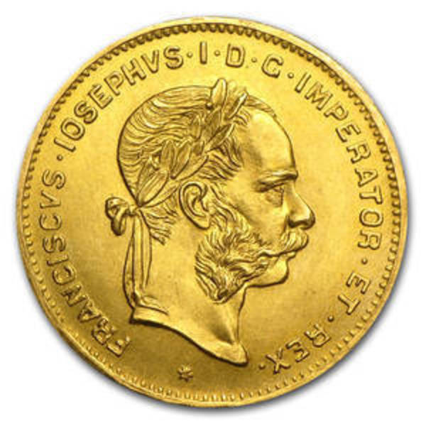 Austria Gold 4 Florin/10 Francs Franz Joseph